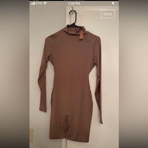 SKIMS Brown Long Sleeve Jumpsuit